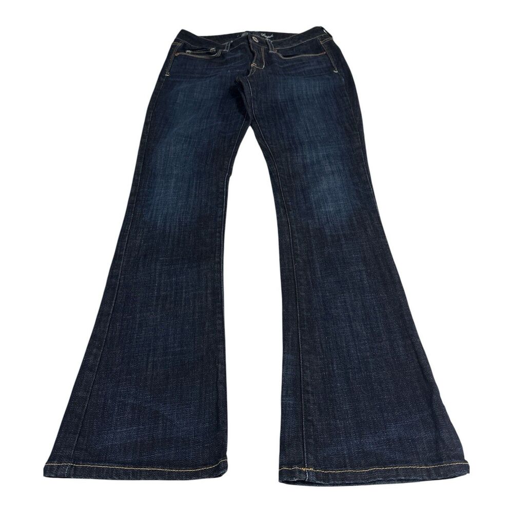 American Eagle Jeans Size 8 Boot Cut Low Rise Skinny Kick Dark Wash Denim 30x32